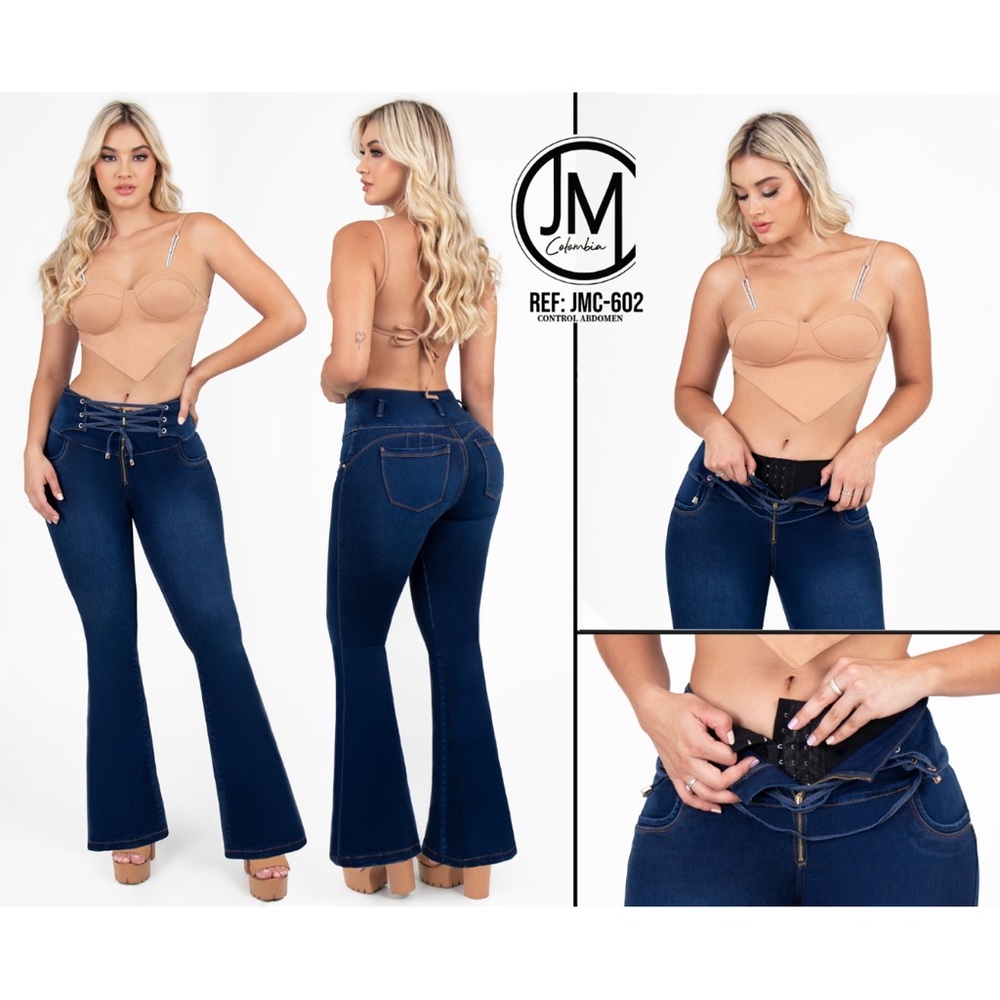 JM Collection Blue Denim Overalls with Classic Stitching